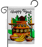 Celebrate Ugadi - Faith & Religious Inspirational Vertical Impressions Decorative Flags HG192506 Made In USA