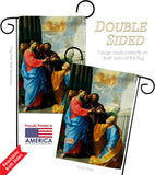 Christ Giving the Keys - Faith & Religious Inspirational Vertical Impressions Decorative Flags HG192549 Made In USA