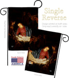 Adoration of the Shepherds - Faith & Religious Inspirational Vertical Impressions Decorative Flags HG192550 Made In USA