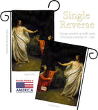 Christ's Appearance to Mary Magdalene - Faith & Religious Inspirational Vertical Impressions Decorative Flags HG192554 Made In USA