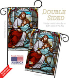 Virgin Mary Blue - Faith & Religious Inspirational Vertical Impressions Decorative Flags HG192556 Made In USA