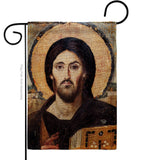 Christ Pantocrator - Faith & Religious Inspirational Vertical Impressions Decorative Flags HG192561 Made In USA