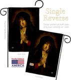 The Madonna in Sorrow - Faith & Religious Inspirational Vertical Impressions Decorative Flags HG192563 Made In USA