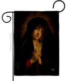 The Madonna in Sorrow - Faith & Religious Inspirational Vertical Impressions Decorative Flags HG192563 Made In USA