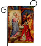 The Visit Of The Wise Men - Faith & Religious Inspirational Vertical Impressions Decorative Flags HG192564 Made In USA