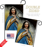 Virgo det Josef Moroder - Faith & Religious Inspirational Vertical Impressions Decorative Flags HG192565 Made In USA