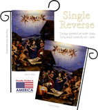 The Adoration of the Shepherds - Faith & Religious Inspirational Vertical Impressions Decorative Flags HG192567 Made In USA