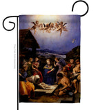 The Adoration of the Shepherds - Faith & Religious Inspirational Vertical Impressions Decorative Flags HG192567 Made In USA