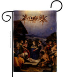 The Adoration of the Shepherds - Faith & Religious Inspirational Vertical Impressions Decorative Flags HG192567 Made In USA