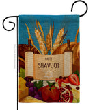 Celebrates Shavuot - Faith & Religious Inspirational Vertical Impressions Decorative Flags HG192607 Made In USA