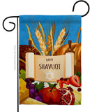 Celebrates Shavuot - Faith & Religious Inspirational Vertical Impressions Decorative Flags HG192607 Made In USA