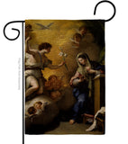 Feast of the Annunciation - Faith & Religious Inspirational Vertical Impressions Decorative Flags HG192623 Made In USA