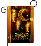 Blessed Eid - Faith & Religious Inspirational Vertical Impressions Decorative Flags HG192689 Made In USA