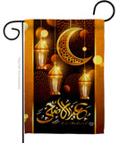 Blessed Eid - Faith & Religious Inspirational Vertical Impressions Decorative Flags HG192689 Made In USA