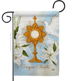 Corpus Christi - Faith & Religious Inspirational Vertical Impressions Decorative Flags HG192706 Made In USA