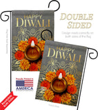 Festival Diwali - Faith & Religious Inspirational Vertical Impressions Decorative Flags HG192717 Made In USA