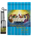 La Ultima Cena - Faith & Religious Inspirational Vertical Impressions Decorative Flags HG103045S Made In USA