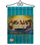 Last Supper - Faith & Religious Inspirational Vertical Impressions Decorative Flags HG103045 Made In USA