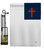 Christian - Faith & Religious Inspirational Vertical Impressions Decorative Flags HG103049 Made In USA