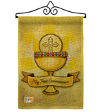 My Holy Communion - Faith & Religious Inspirational Vertical Impressions Decorative Flags HG103065 Made In USA