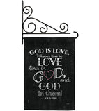 God is Love - Impressions Decorative Garden Flag G153067-BO