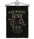 God is Love - Impressions Decorative Garden Flag G153067-BO