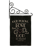 God is Love - Impressions Decorative Garden Flag G153067-BO