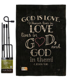 God is Love - Impressions Decorative Garden Flag G153067-BO