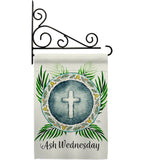 Holy Ash Wednesday - Faith & Religious Inspirational Vertical Impressions Decorative Flags HG103091 Made In USA