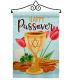 Joyous Passover - Faith & Religious Inspirational Vertical Impressions Decorative Flags HG103093 Made In USA