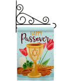 Joyous Passover - Faith & Religious Inspirational Vertical Impressions Decorative Flags HG103093 Made In USA