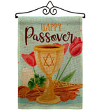 Joyous Passover - Faith & Religious Inspirational Vertical Impressions Decorative Flags HG103093 Made In USA