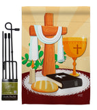 Holy Week - Faith & Religious Inspirational Vertical Impressions Decorative Flags HG137202 Made In USA