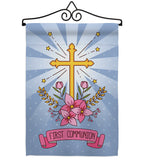 Holy Communion - Faith & Religious Inspirational Vertical Impressions Decorative Flags HG137212 Made In USA