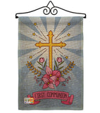 Holy Communion - Faith & Religious Inspirational Vertical Impressions Decorative Flags HG137212 Made In USA