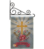 Holy Communion - Faith & Religious Inspirational Vertical Impressions Decorative Flags HG137212 Made In USA