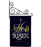 He is Risen - Impressions Decorative Garden Flag G135256-BO