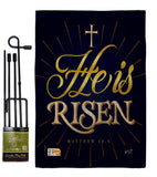 He is Risen - Impressions Decorative Garden Flag G135256-BO