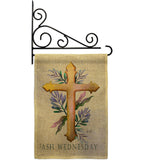 Ash Wednesday - Faith & Religious Inspirational Vertical Impressions Decorative Flags HG137428 Made In USA