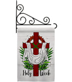 Holy Week - Faith & Religious Inspirational Vertical Impressions Decorative Flags HG137446 Made In USA