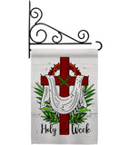 Holy Week - Faith & Religious Inspirational Vertical Impressions Decorative Flags HG137446 Made In USA