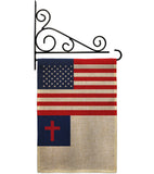 US Christian - Faith & Religious Inspirational Vertical Impressions Decorative Flags HG140858 Made In USA