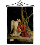 Agony in the Garden - Faith & Religious Inspirational Vertical Impressions Decorative Flags HG192079 Made In USA