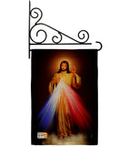 Jesus Divina Misericordia - Faith & Religious Inspirational Vertical Impressions Decorative Flags HG192159 Made In USA