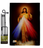 Jesus Divina Misericordia - Faith & Religious Inspirational Vertical Impressions Decorative Flags HG192159 Made In USA