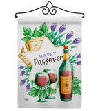 Happy Passover - Faith & Religious Inspirational Vertical Impressions Decorative Flags HG192242 Made In USA