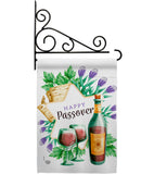 Happy Passover - Faith & Religious Inspirational Vertical Impressions Decorative Flags HG192242 Made In USA