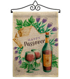 Happy Passover - Faith & Religious Inspirational Vertical Impressions Decorative Flags HG192242 Made In USA