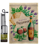 Happy Passover - Faith & Religious Inspirational Vertical Impressions Decorative Flags HG192242 Made In USA