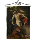 Pietà - Faith & Religious Inspirational Vertical Impressions Decorative Flags HG192322 Made In USA